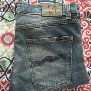 Nudie Jeans Slim Fit Light Blue Denim